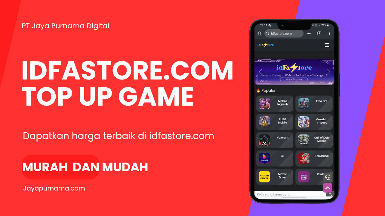 IdFastore: Website Terbaik untuk Top Up Game Favorit Anda