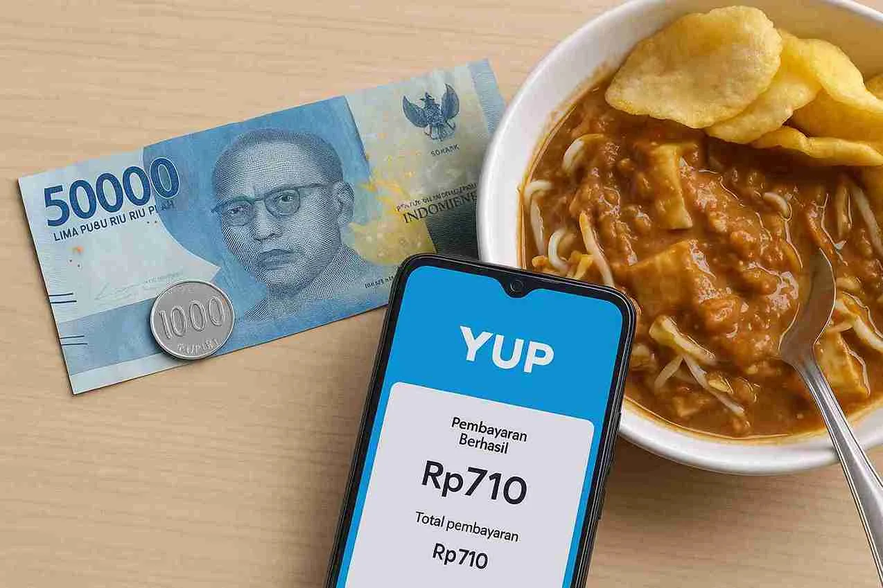 Belanja Ketoprak Bayar Cuma 710 Rupiah Pakai YUP, Ini Pengalaman Saya