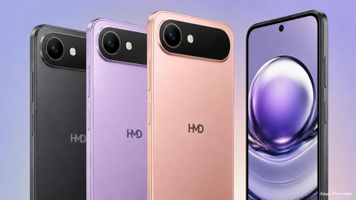 HMD Vibe 2 5G Tampil Mirip iPhone 17 Pro