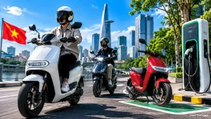 Sepeda Motor Listrik Jarak Jauh Kian Diminati di Vietnam