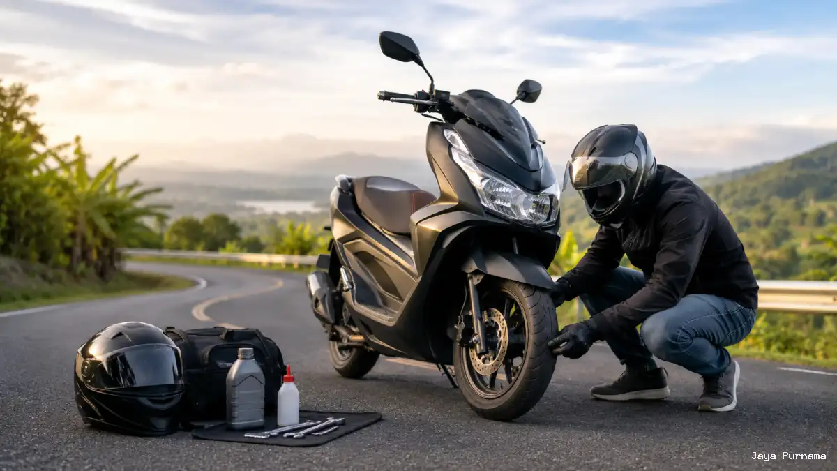 4 Tips Menjaga Motor Matic agar Nyaman Perjalanan Jauh