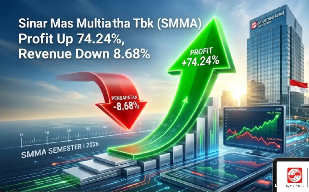 Kinerja SMMA Semester I 2026, Laba Naik 74,24% Meski Pendapatan Turun
