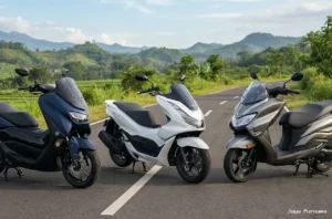 NMAX 155 vs PCX 160 vs Burgman 150, Ini Perbedaannya