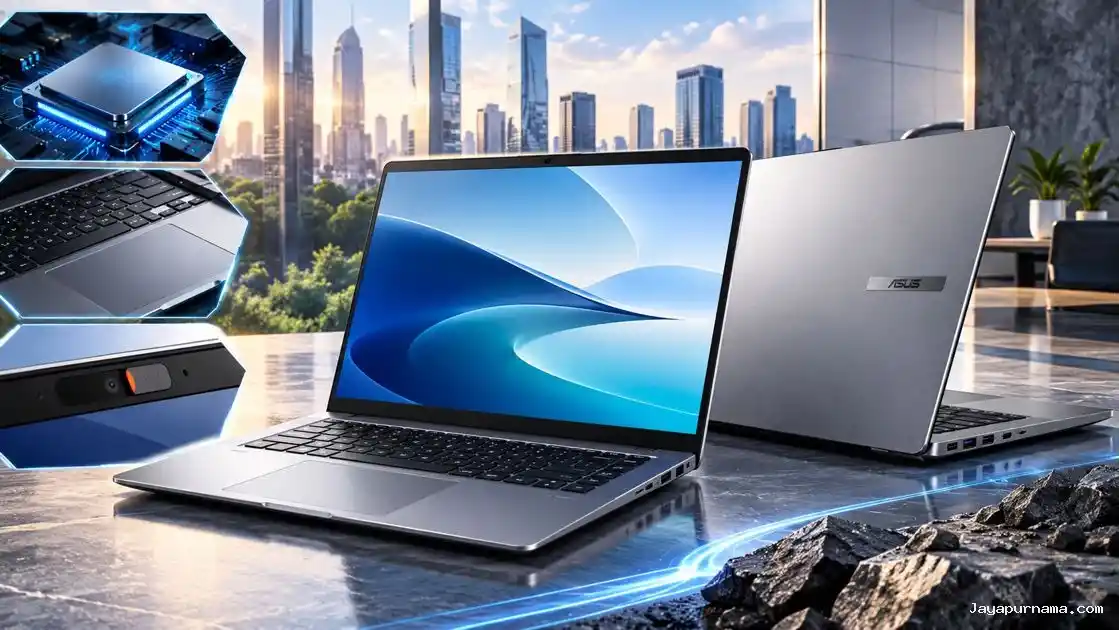 ASUS ExpertBook P3 G1 Resmi Hadir di Indonesia, Bawa Intel Core Ultra dan RAM hingga 64 GB