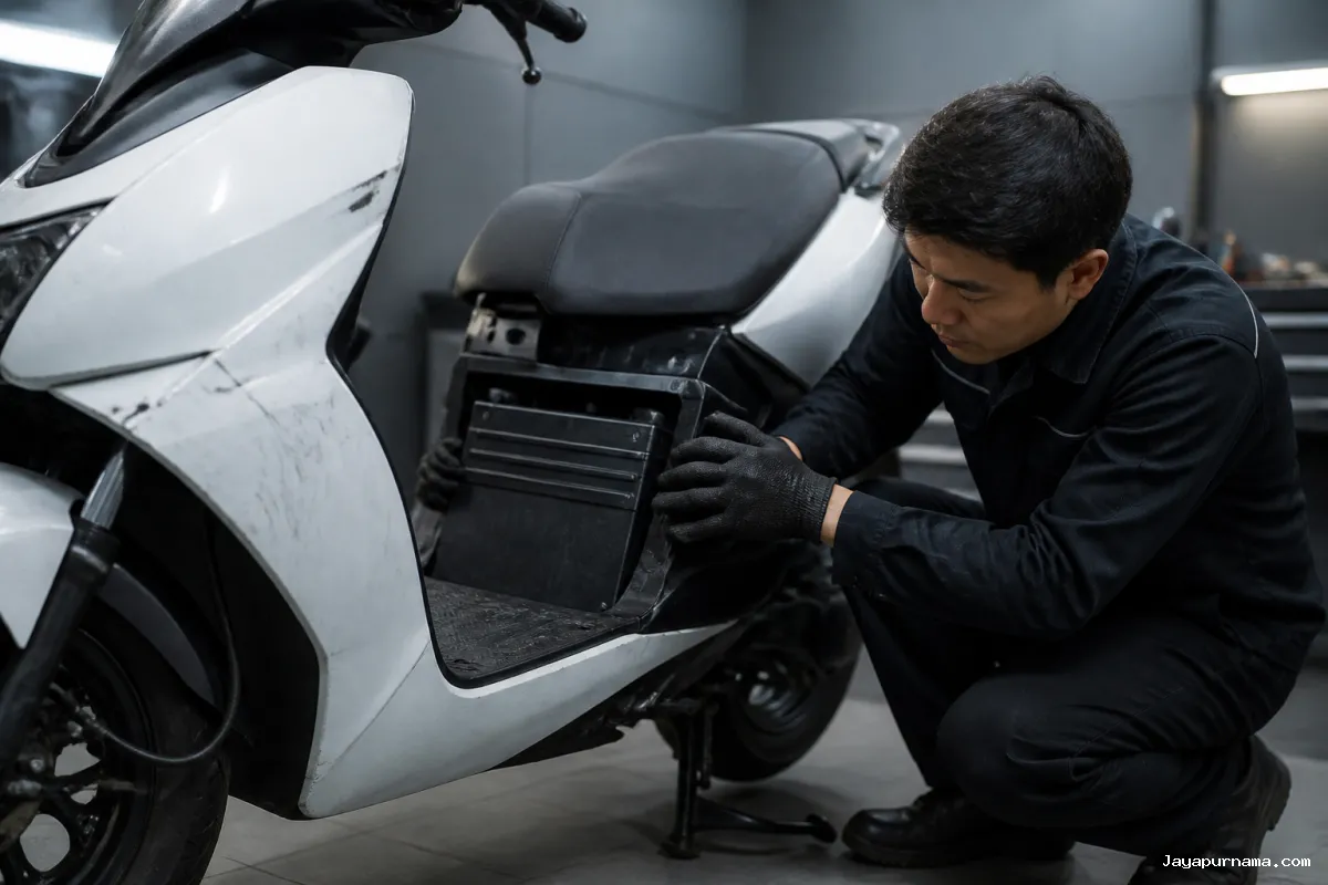 Baterai Motor Listrik Setelah Kecelakaan Perlu Diperiksa