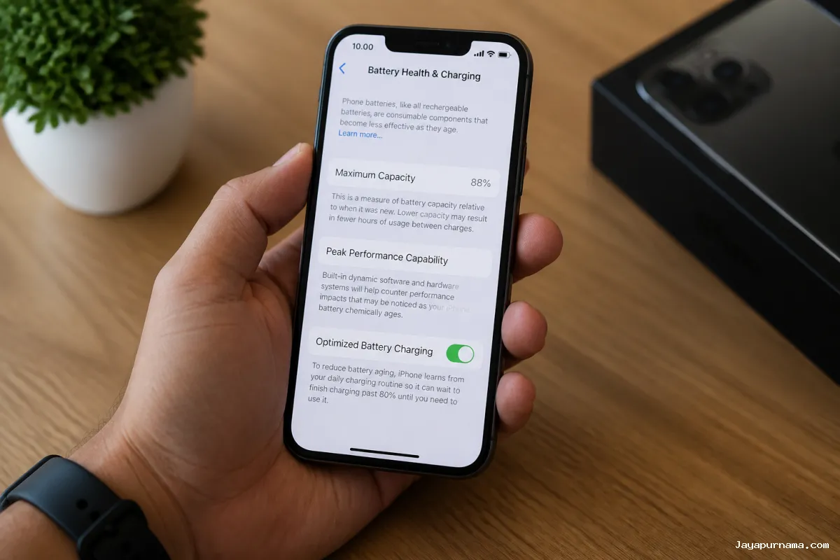 Cara Memeriksa Battery Health iPhone dan Menjaga Daya Tahan Baterai
