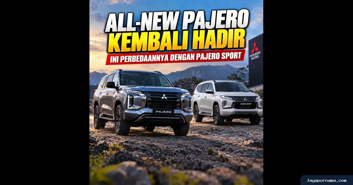 All-new Pajero Kembali, Ini Perbedaannya dengan Pajero Sport