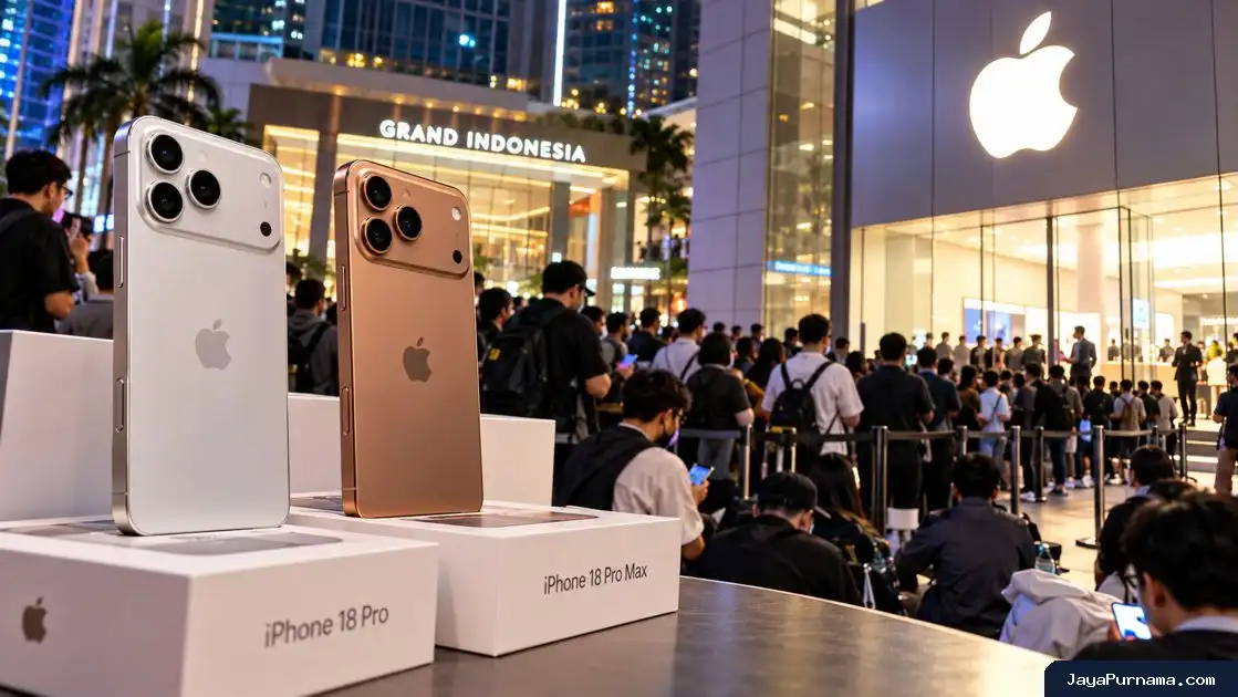 Antrean iPhone 18 Pro Mengular Sejak Dini Hari, Bonus MacBook Neo Jadi Sorotan