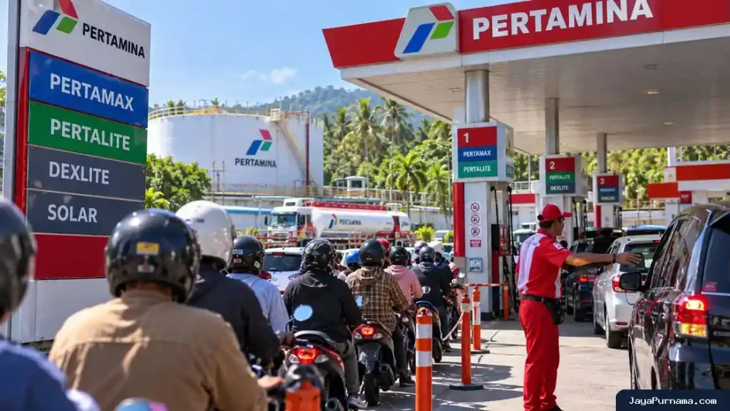 Bahlil Ungkap Penyebab Distribusi BBM Terkendala, Antrean SPBU Meluas ke Sejumlah Daerah