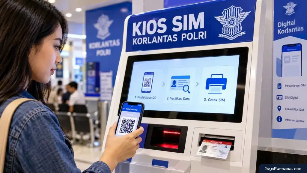 Cara Cetak SIM Sendiri di Kios SIM Korlantas, Ini Syarat dan Langkahnya