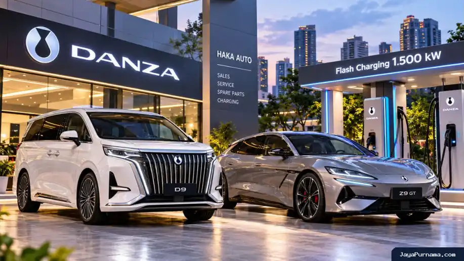Danza New D9 dan Z9 GT Hadir di Surabaya, Bawa Teknologi Flash Charging 1.500 kW