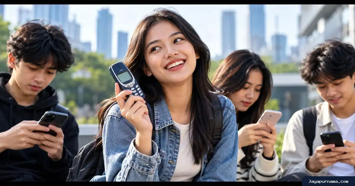 Gen Z Mulai Jenuh dengan Smartphone, Ponsel Jadul Kembali Dilirik