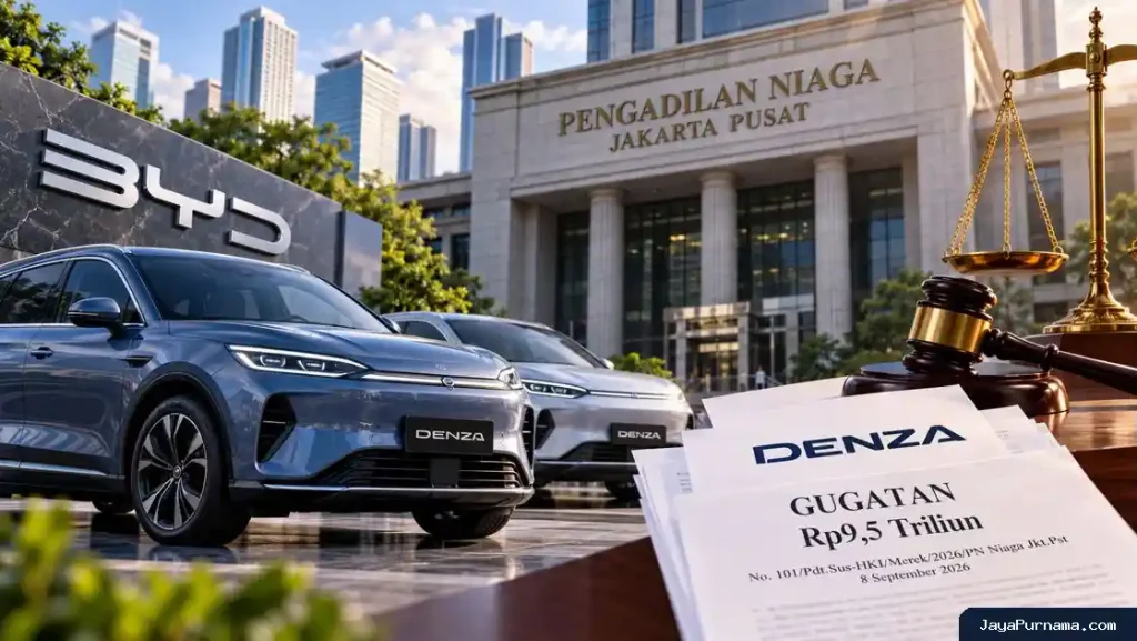 Gugatan Merek Denza Rp9,5 Triliun, BYD Hadapi Sengketa Baru