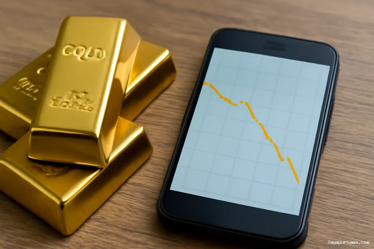 Harga Emas Pegadaian Turun, Ini 6 Tips Investasi