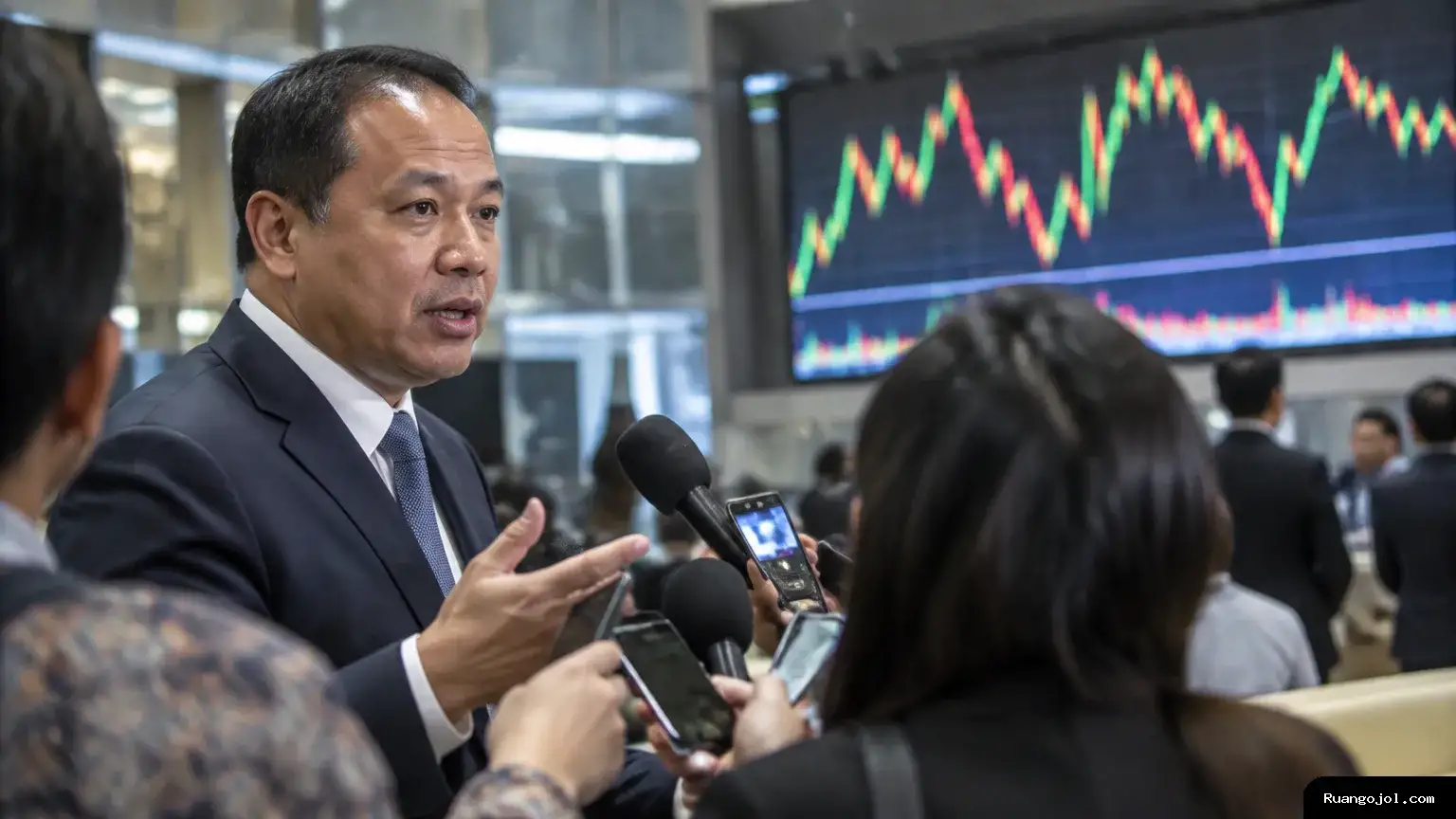 Pejabat ekonomi berbicara tentang pasar saham