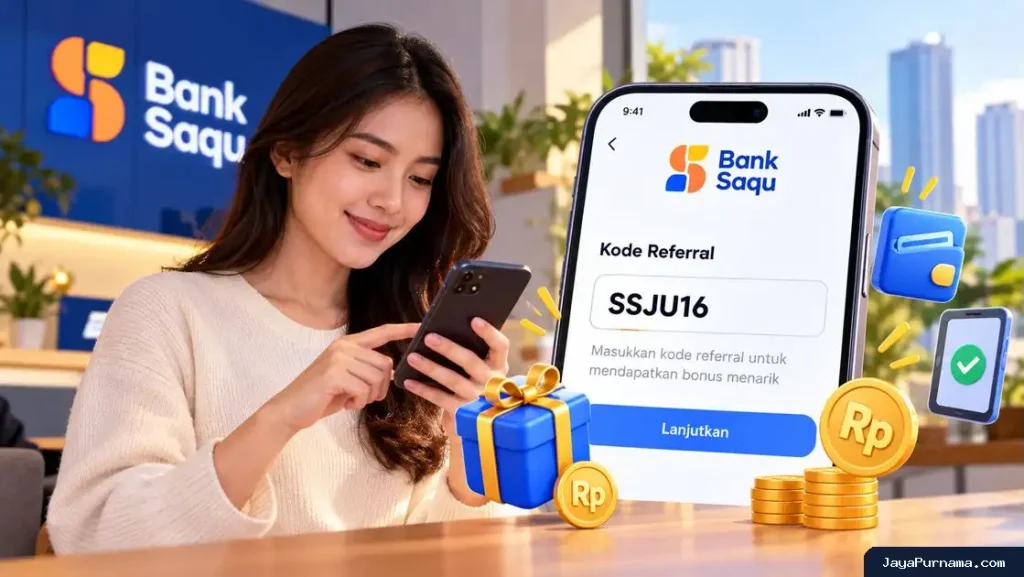 Kode Referral Bank Saqu SSJU16: Cara Daftar dan Syarat Bonus Terbaru
