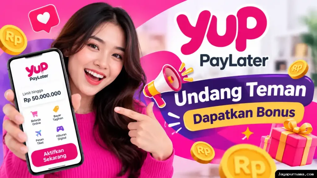 Kode Referral Yup Oktober 2026, Dapatkan 130rb Pengguna Baru!