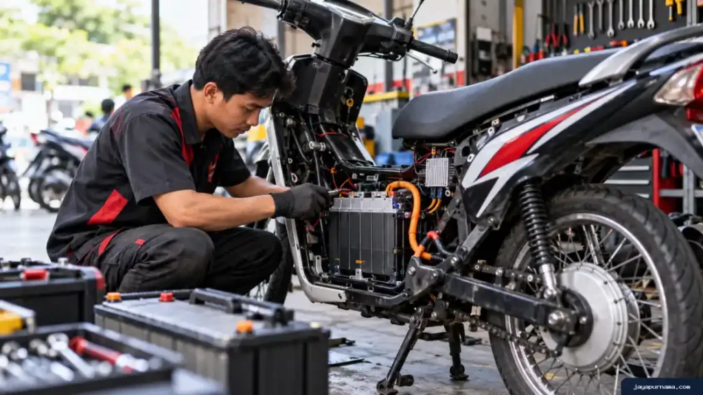 Konversi Motor Listrik Hemat, Dana Baterai Tetap Penting