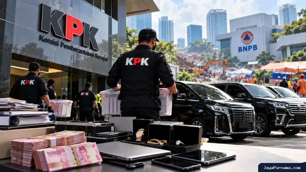 KPK Geledah 8 Lokasi Kasus Korupsi Dana Siap Pakai BNPB, Sita Uang dan 3 Mobil