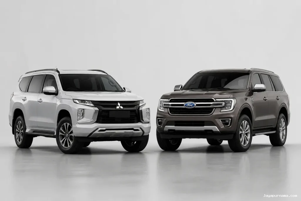 Mitsubishi Pajero Baru vs Ford Everest: Ini Perbedaannya