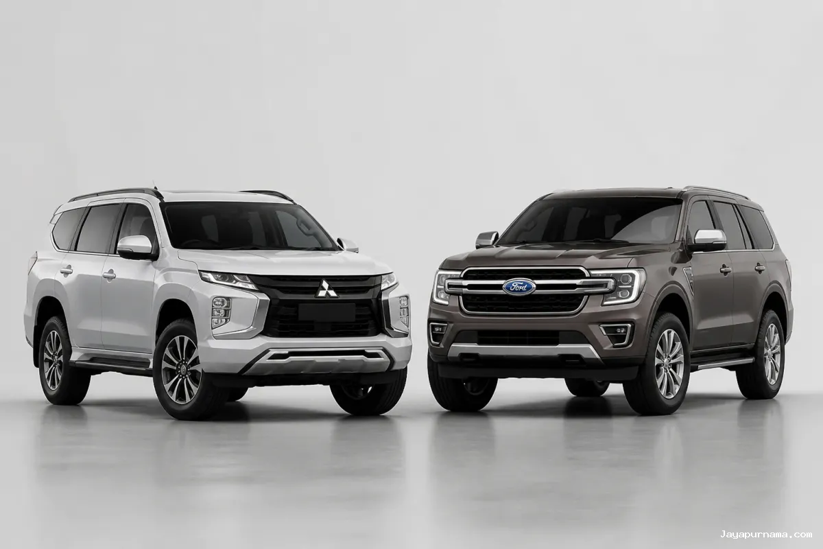 Mitsubishi Pajero Baru vs Ford Everest: Ini Perbedaannya