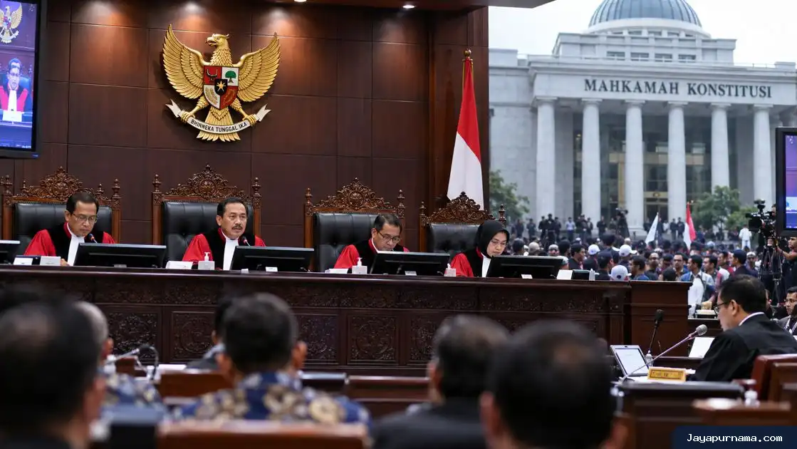 MK Tolak Gugatan Syarat Pendidikan Gibran dalam Sengketa Pilpres 2024