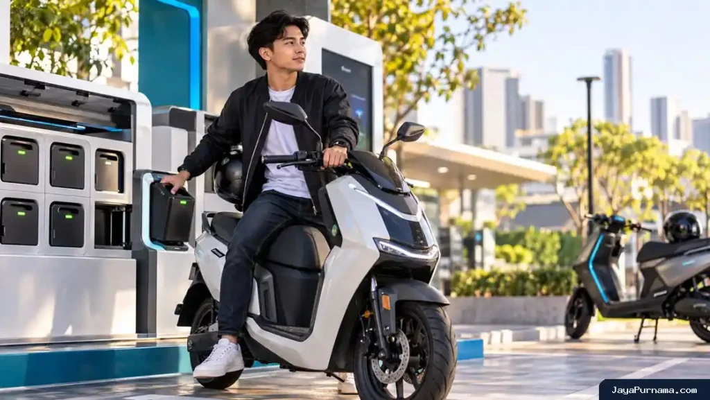 Motor Listrik Sewa Baterai vs Baterai Milik Sendiri, Mana Lebih Hemat?