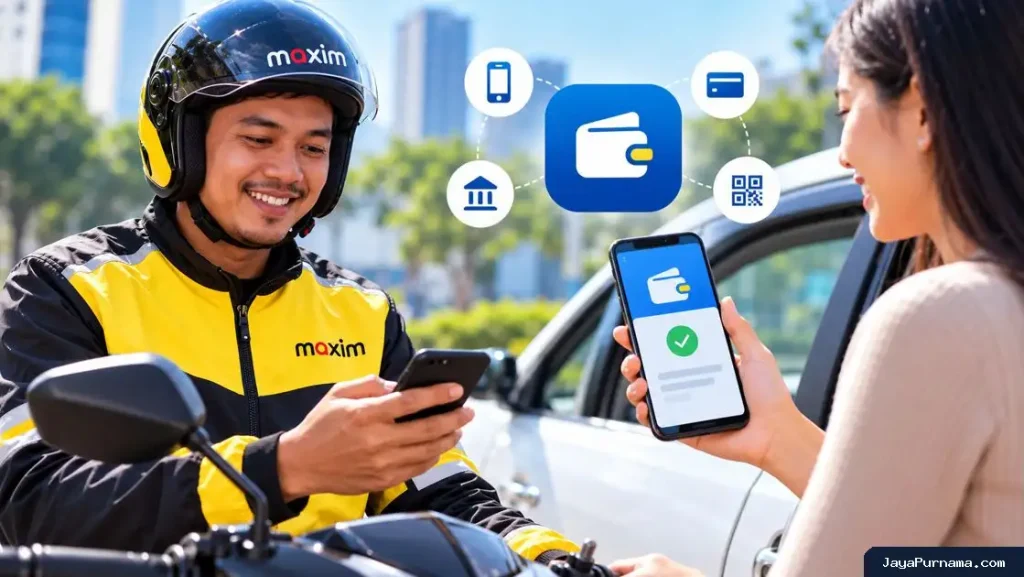 Pembayaran Nontunai Maxim dengan KasPro Wallet, Ini Panduan untuk Driver