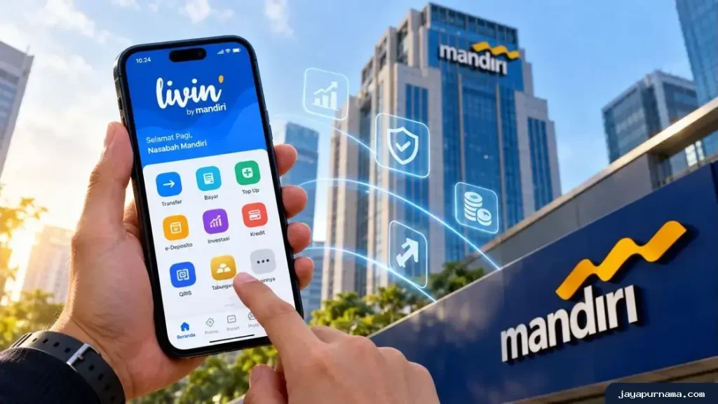 Pengguna Livin’ by Mandiri Tembus 42,6 Juta