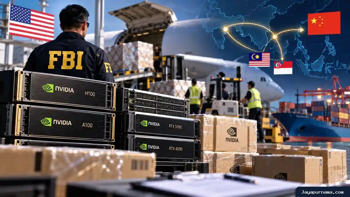Pengusaha California Ditangkap, Diduga Selundupkan Hardware Nvidia Rp 5,3 Triliun ke China
