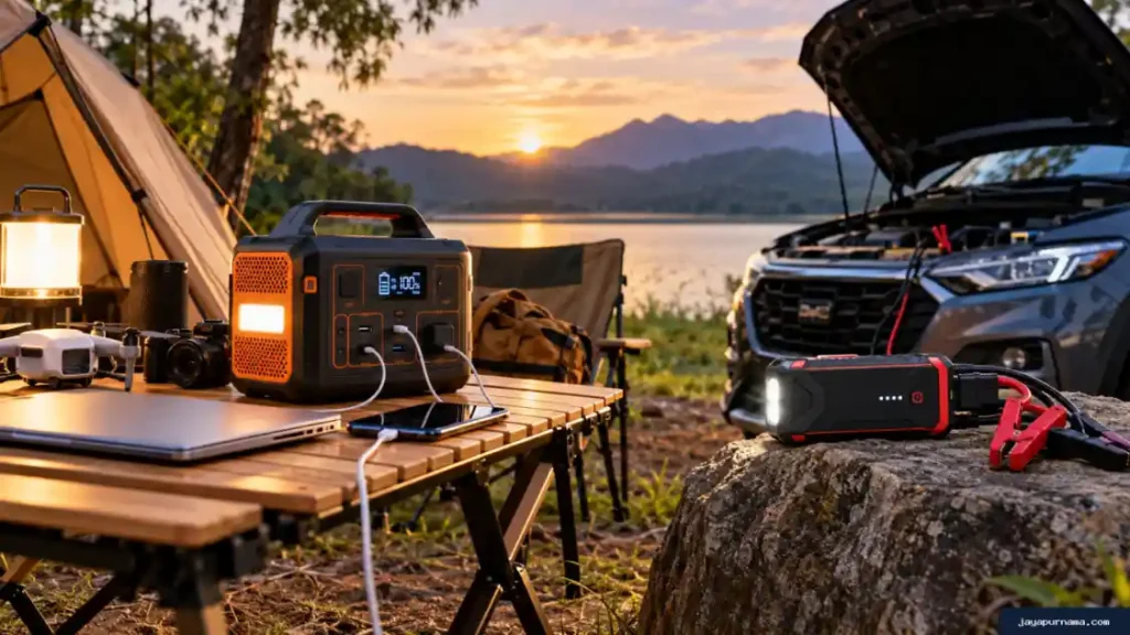Road Trip dan Camping, Siapkan Daya untuk Gadget dan Mobil