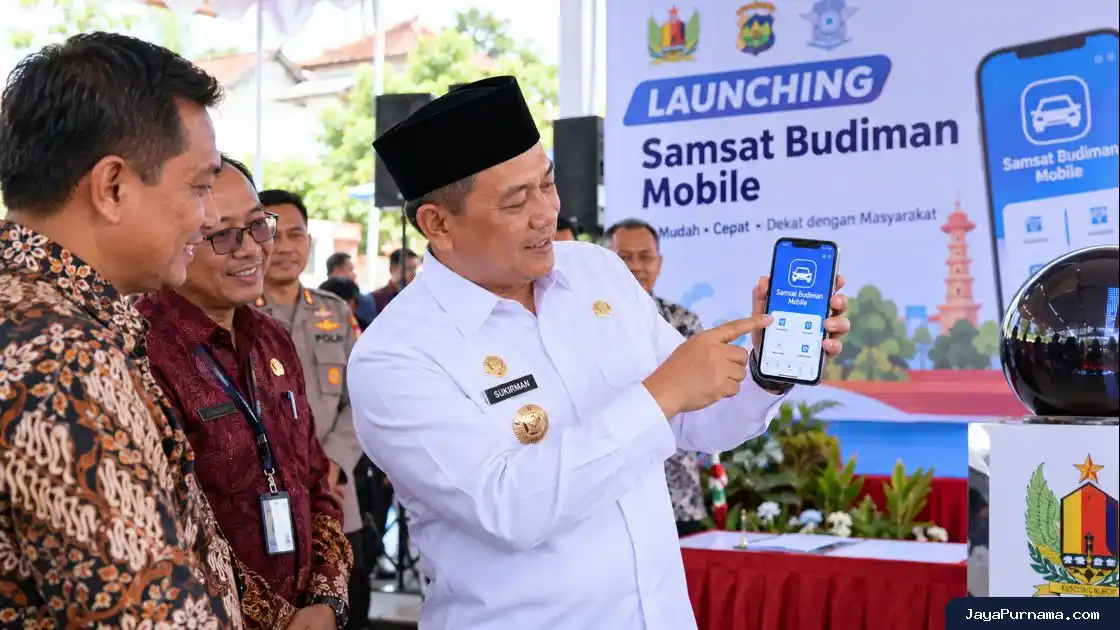 Samsat Budiman Mobile Diluncurkan, Sukirman Dorong Kemudahan Pembayaran Pajak Kendaraan di Pekalongan