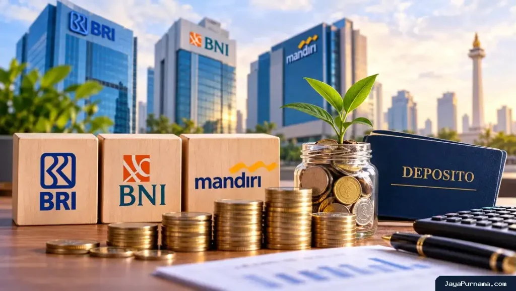 Suku Bunga Deposito BRI, BNI, dan Mandiri Oktober 2026: Cek Imbal Hasil Terbaru