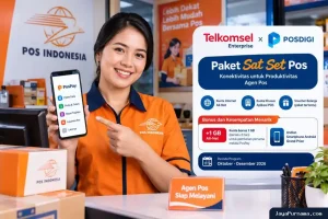 Telkomsel Enterprise dan PosDigi Hadirkan Paket Sat Set Pos untuk 200.000 Agen Pos