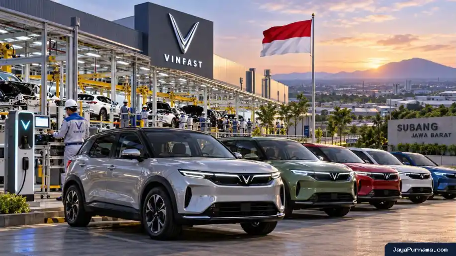 VinFast Perkuat Industri Kendaraan Listrik Indonesia Lewat Pabrik Subang, Target TKDN 80 Persen