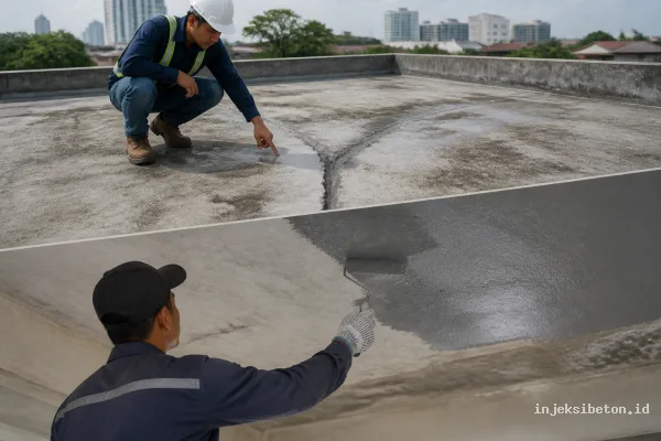 Cara Mengatasi Dak Beton Bocor dari Sisi Atas dan Bawah Cara Mengatasi Dak Beton Bocor dari Sisi Atas dan Bawah