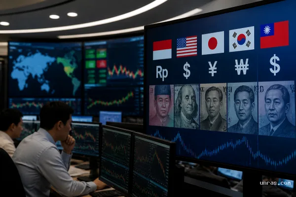 Mata Uang Asia Bergerak Beragam, Rupiah Melemah 0,11% Mata Uang Asia Bergerak Beragam, Rupiah Melemah 0,11%