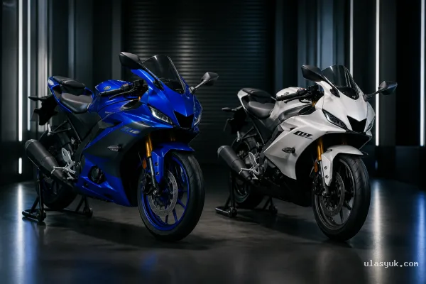Yamaha R15 V4 Quickshifter Tampil dengan Racing Blue dan Matte Pearl White Yamaha R15 V4 Quickshifter Tampil dengan Racing Blue dan Matte Pearl White